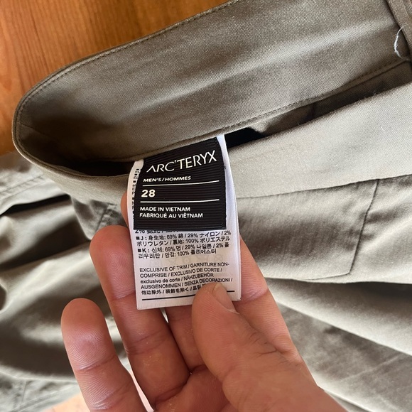 Arc'teryx Konseal Men's Olive Green Pants 29/30 - Picture 8 of 11